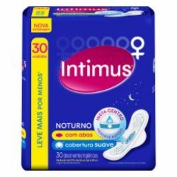 ABS INTIMUS NOTURNO LV+ P- SUAVE C/30 C/ABAS