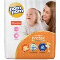 FRALDA POM POM DERMA PROTEK XXG C/18