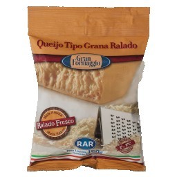 Queijo Tipo Grana Ralado RAR Pacote 100g