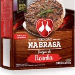 HAMB PERDIGAO NA BRASA 300G PICANHA