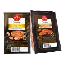 Sobrecoxa chimi tf 800g - Linguiça tipo cuiabana Seara Gourmet 500g