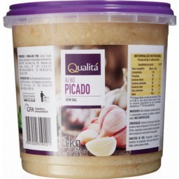 Alho Picado sem Sal QUALITÁ 1kg