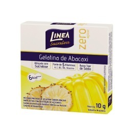 Gelatina Zero de Abacaxi LINEA 10g