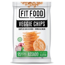 Fit Food Veggie Chips de Grão de Bico Cebola e Salsa 45g