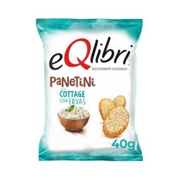 Snack de Trigo Cottage com Ervas Eqlibri Panetini Pacote 40g