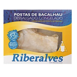 Posta de Bacalhau Dessalgado Congelado RIBERALVES 800g