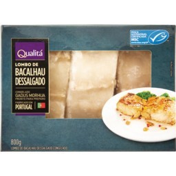 Lombo de Bacalhau Dessalgado Qualitá 800g