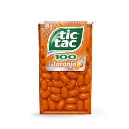 Tic Tac Pastilhas Sabor Laranja 49g