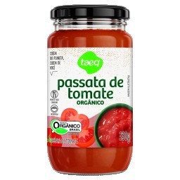 Molho de Tomate Passata Orgânico Taeq Vidro 330g