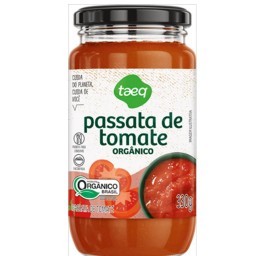 Molho de Tomate com Manjericão Orgânico Taeq Vidro 330g