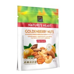 Mix de Frutas e Sementes Goldenberry Nuts Nature's Heart Pouch 65g