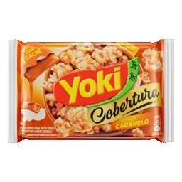 Pipoca para Microondas Coberta com Caramelo YOKI 160g