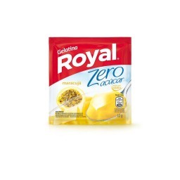 Gelatina em pó Royal Zero Açúcar Maracujá 12g