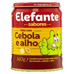 Extrato de Tomate com Cebola e Alho Elefante Lata 340g