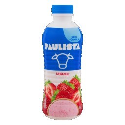 Iogurte Parcialmente Desnatado Morango Paulista Garrafa 850g