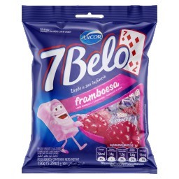 Bala de Framboesa 7 Belo da ARCO Pacote 150g