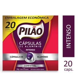 Café PILÃO Cápsula Intenso 20 unidades 