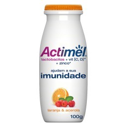 Leite Fermentado ACTIMEL Sabor Laranja E Acerola Pote 100g