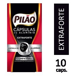 Café PILÃO Cápsula Extraforte 10 unidades