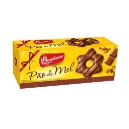 Pão de Mel com Cobertura Sabor Chocolate ao Leite BAUDUCCO 240g