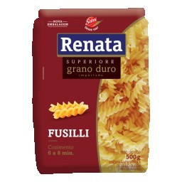 Macarrão de Sêmola Grano Duro Fusilli Renata Superiore Pacote 500g