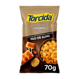 Salgadinho de Trigo Pão de Alho Torcida Churras Pacote 70g