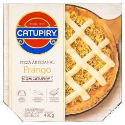 Pizza Frango Catupiry Artesanal Catupiry Caixa 490g