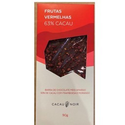 Barra Frutas Vermelhas 63% Cacau CACAU NOIR 90g