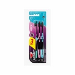 ESCOVA DENTAL CONDOR TOP PLUS BLACK MACIA C/3