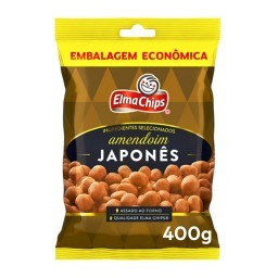 Amendoim Japonês ELMA CHIPS Pacote 400g