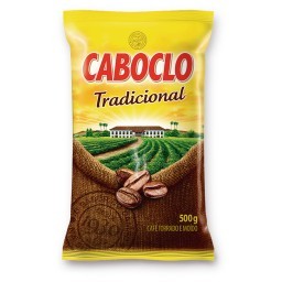 Café Torrado e Moído CABOCLO Pacote 500g