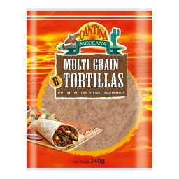 Tortilha Multigrãos CANTINA MEXICANA 240g