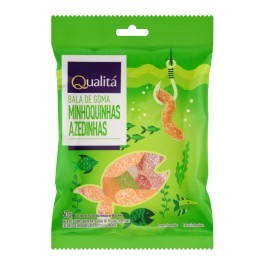 Bala De Goma QUALITÁ Minhoquinhas Azedinhas Pacote 60g