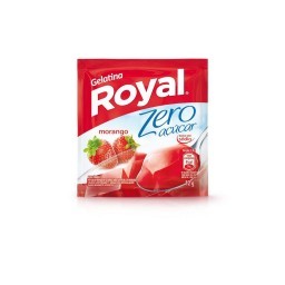 Gelatina em pó Royal Zero Açúcar Morango 12g