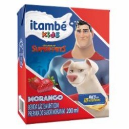 BEB LACTEA ITAMBE KIDS 200ML MORANGO