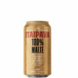 CERVEJA ITAIPAVA 100% MALTE LATA 473ML