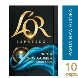 Café L'OR Cápsula Papua-Nova Guiné 10 unidades