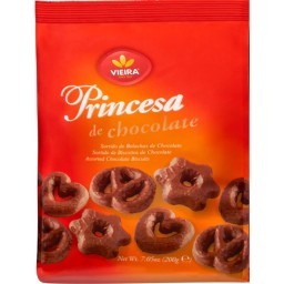 Biscoito de Chocolate Sortidos Princesa 200g