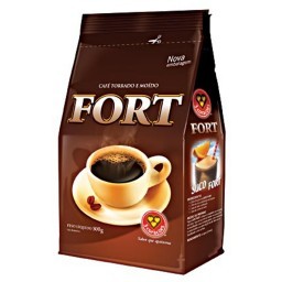 Café Torrado e Moído FORT 3 CORAÇÕES Pacote 500g