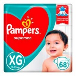 FRALDA PAMPERS SUPERSEC XG C/68