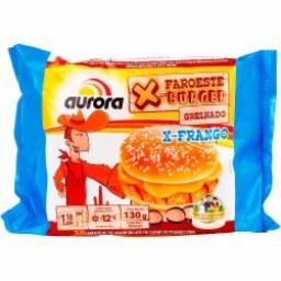 FAROESTE AURORA BURGER 130G X-FRANGO