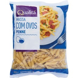 Macarrão com Ovos Penne QUALITÁ Pacote 500g