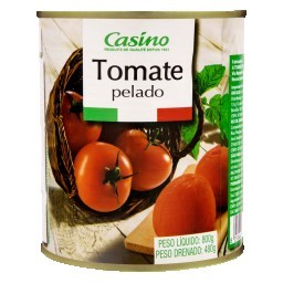 Tomate Pelado em Conserva Casino Lata Peso Líquido 800g Peso Drenado 480g