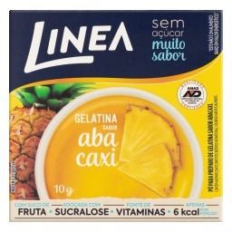 Gelatina Pó Abacaxi Zero Açúcar Linea Caixa 10g