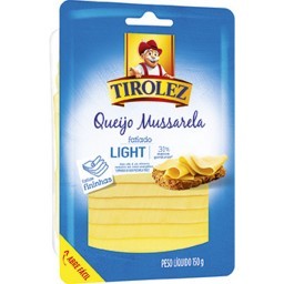 Queijo Mussarela Light TIROLEZ 150g