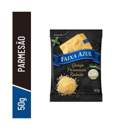 Queijo Parmesão Ralado FAIXA AZUL Pacote 50g