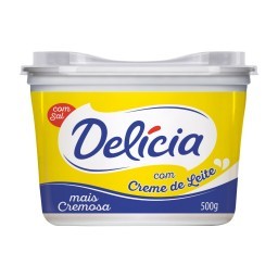 Margarina Cremosa DELÍCIA Com Sal Pote 500g