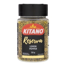 Tempero Lemon Pepper Kitano Reserva Frasco 50g