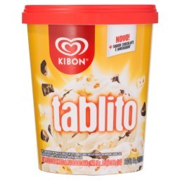 Sorvete Baunilha Tablito Kibon Pote 800ml