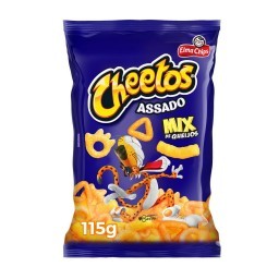 Salgadinho De Milho Sortido Mix De Queijos Elma Chips Cheetos 115G